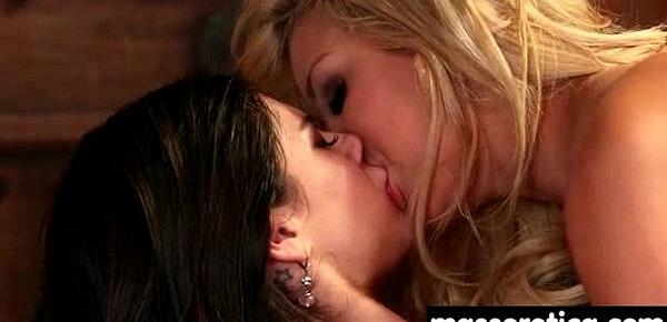  Sensual Oil Massage turns to Hot Lesbian action 15